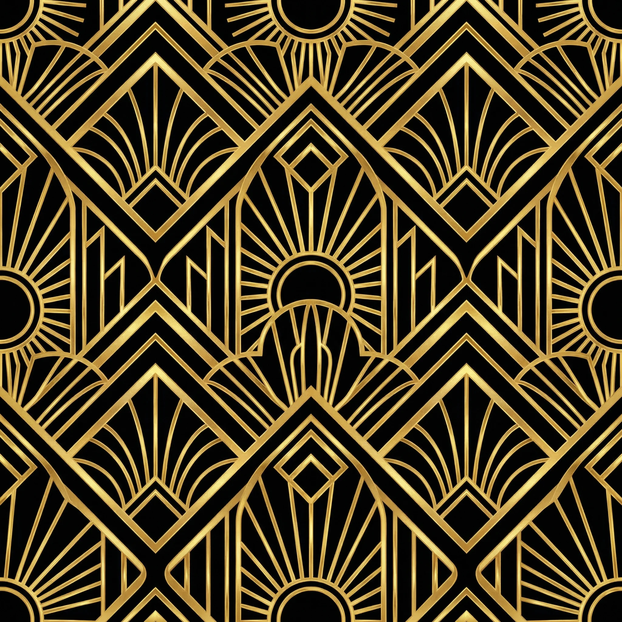 Art Deco几何图案 - 装饰 棋牌娱乐 页面